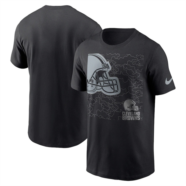 Men's Cleveland Browns Black T-Shirt - Click Image to Close